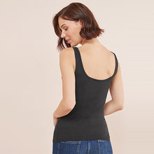 Load image into Gallery viewer, Black Thick Strap Vest