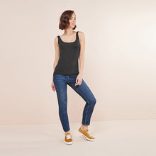 Load image into Gallery viewer, Black Thick Strap Vest