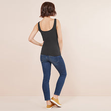 Load image into Gallery viewer, Black Thick Strap Vest