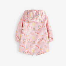 Load image into Gallery viewer, Pink Unicorn Shower Resistant Printed Cagoule (3mths-5-6yrs)