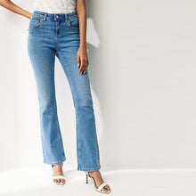 Load image into Gallery viewer, Mid Blue Wash Supersoft Bootcut Jeans