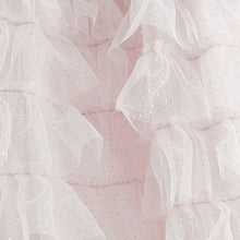 Load image into Gallery viewer, Shell Pink Sparkle Ruffle Mesh Dress (3mths-6yrs)