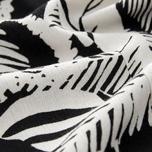 Load image into Gallery viewer, Monochrome Mini Tie Front Summer Dress