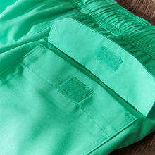 Load image into Gallery viewer, Aqua Green Palm Logo Essential Swim Shorts