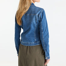 Load image into Gallery viewer, Mid Blue Wash Denim Jacket
