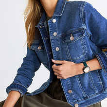 Load image into Gallery viewer, Mid Blue Wash Denim Jacket