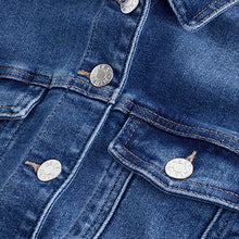 Load image into Gallery viewer, Mid Blue Wash Denim Jacket