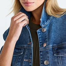 Load image into Gallery viewer, Mid Blue Wash Denim Jacket