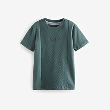 Load image into Gallery viewer, Mineral 100% Cotton Embroidery Textured Short Sleeve T-Shirt (3-12yrs)