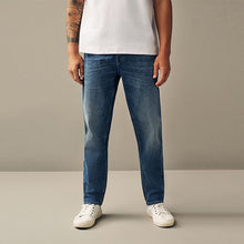 Load image into Gallery viewer, Blue Mid Tint Regular Fit Vintage Stretch Authentic Jeans