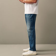 Load image into Gallery viewer, Blue Mid Tint Regular Fit Vintage Stretch Authentic Jeans