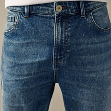 Load image into Gallery viewer, Blue Mid Tint Regular Fit Vintage Stretch Authentic Jeans