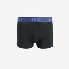 Load image into Gallery viewer, Black Rich Marl Waistband 4 pack Hipster Boxers