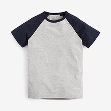 Load image into Gallery viewer, Multi 4 Pack Short Sleeve Raglan T-Shirts (3-12yrs)