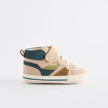 Load image into Gallery viewer, Multi High Top Baby Trainers (0-24mths)