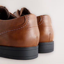 Load image into Gallery viewer, Tan Brown Standard Fit Brogue Shoes