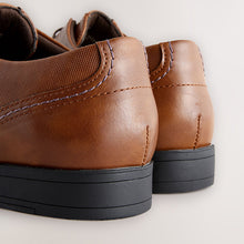 Load image into Gallery viewer, Tan Brown Standard Fit Brogue Shoes