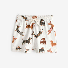Load image into Gallery viewer, Ecru Dachshund Short Pyjamas Set