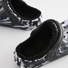 Load image into Gallery viewer, Black/White Slippers Clogs