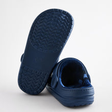 Load image into Gallery viewer, Navy Blue Slippers Clogs