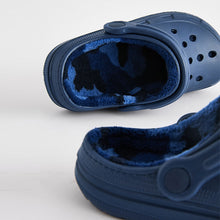 Load image into Gallery viewer, Navy Blue Slippers Clogs
