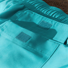 Load image into Gallery viewer, Blue Aqua Palm Logo Essential Swim Shorts