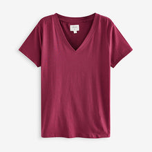 Load image into Gallery viewer, Berry Red Stars Cotton Short Sleeve Pyjamas