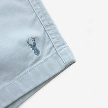 Load image into Gallery viewer, Blue Elasticated Waist Chino Shorts