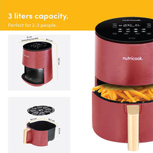 Load image into Gallery viewer, NUTRICOOK AIR FRYER MINI RED