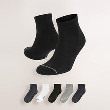 Load image into Gallery viewer, Mixed Mid Cut Sports 5 Pack Socks