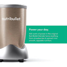 Load image into Gallery viewer, NUTRIBULLET PRO 900W 7 PCS SET CHAMPAGNE