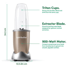 Load image into Gallery viewer, NUTRIBULLET PRO 900W 7 PCS SET CHAMPAGNE