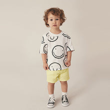 Load image into Gallery viewer, Black/Green 100% Cotton Short Sleeve T-Shirts 4 Pack