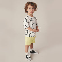 Load image into Gallery viewer, Black/Green 100% Cotton Short Sleeve T-Shirts 4 Pack