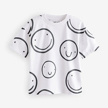 Load image into Gallery viewer, Black/Green 100% Cotton Short Sleeve T-Shirts 4 Pack