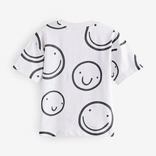 Load image into Gallery viewer, Black/Green 100% Cotton Short Sleeve T-Shirts 4 Pack