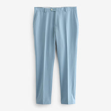 Load image into Gallery viewer, Light Blue Skinny Fit Motionflex Stretch Suit Trousers