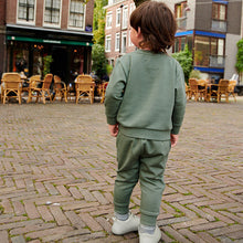 Load image into Gallery viewer, Green Sage Jersey Sweatshirt And Joggers Set (3mths-6yrs)