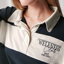 Load image into Gallery viewer, self. Navy Blue Stripe Short Loungewear Set