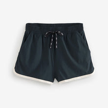 Load image into Gallery viewer, self. Navy Blue Stripe Short Loungewear Set