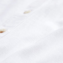 Load image into Gallery viewer, White Linen Blend Ruffle Sleeve Top