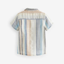 Load image into Gallery viewer, Multi 100% Cotton Short Sleeves Vertical Stripe Shirt