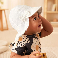 Load image into Gallery viewer, White Legionnaire Baby Hat