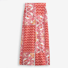 Load image into Gallery viewer, Pink Wide Leg Trousers With Linen