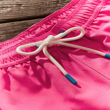 Load image into Gallery viewer, Pink Bright Palm Logo Essential Swim Shorts