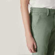 Load image into Gallery viewer, Mineral Green Skinny Fit Stretch Chino Trousers