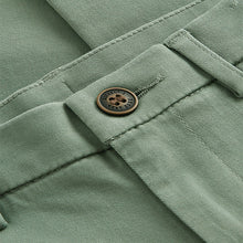Load image into Gallery viewer, Mineral Green Skinny Fit Stretch Chino Trousers