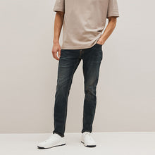 Load image into Gallery viewer, Blue Dark Tint Slim Fit Vintage Stretch Authentic Jeans
