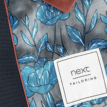 Load image into Gallery viewer, Navy Blue Slim Fit Two Button Suit: Jacket