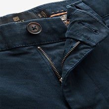 Load image into Gallery viewer, Navy Blue Belted Chino Shorts